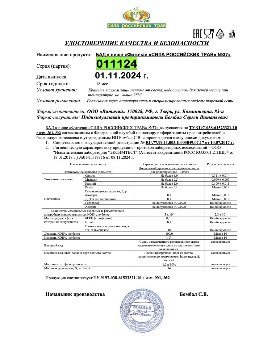 Паспорт №112024